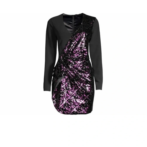 Parker Dresses Hpnwt Parker Black Sequin Dress size 0 - Picture 5 of 11